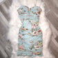 Floral Mint BodyCon Dress