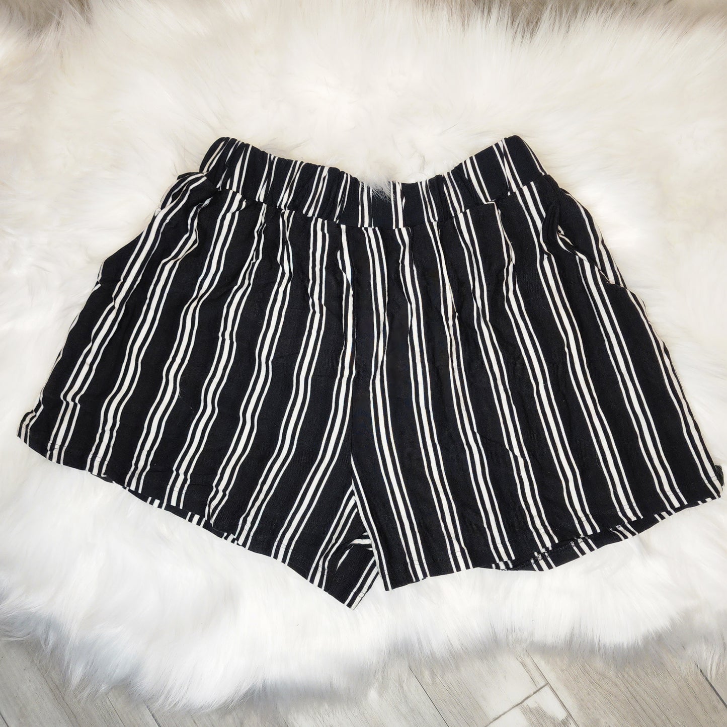 Vertical Stripe Shorts