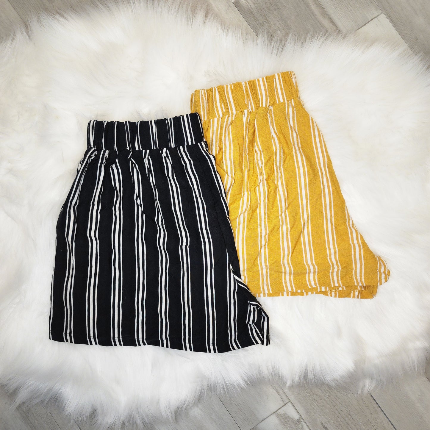 Vertical Stripe Shorts